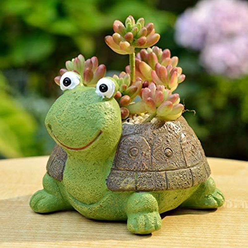 Bonsai Garden Gift - Śliczny żółw doniczka sukulent Bonsai kaktus