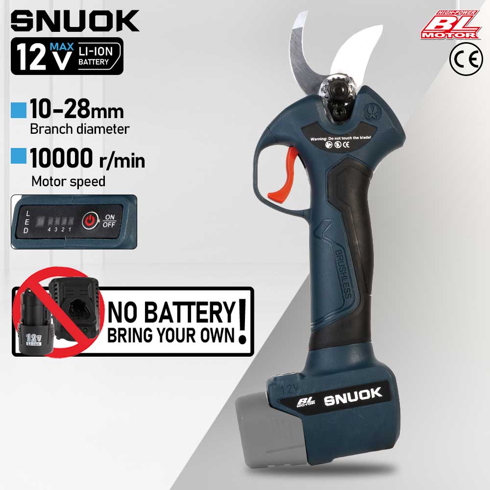 Bonsai Garden Tools - SNUOK 12V Bezszczotkowe Elektryczne Nożyce do