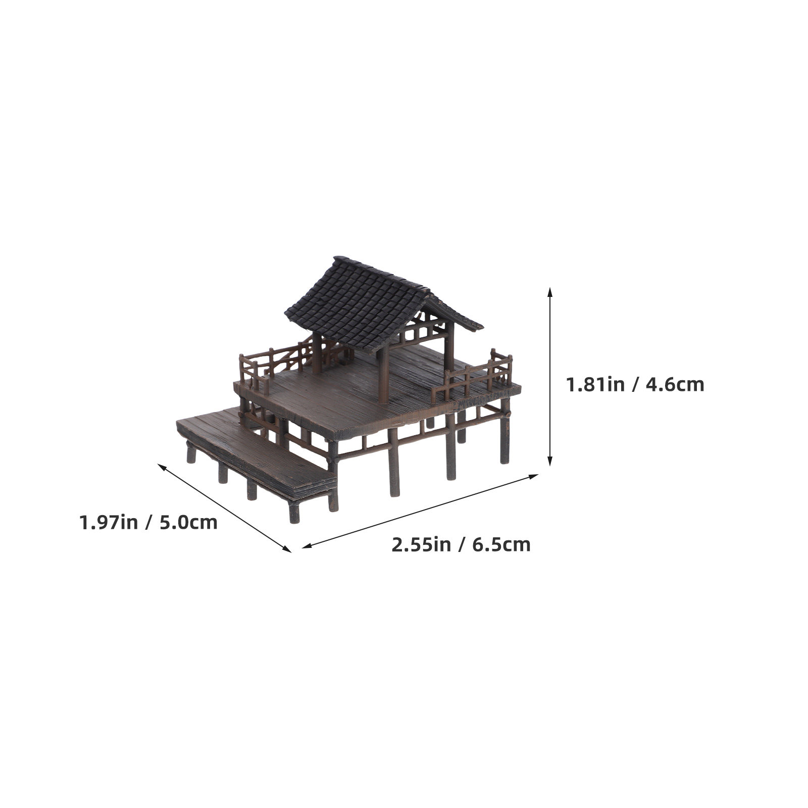 Złożona, miniaturowa statua w  – Bonsai Garden Set Up recenzja i cena