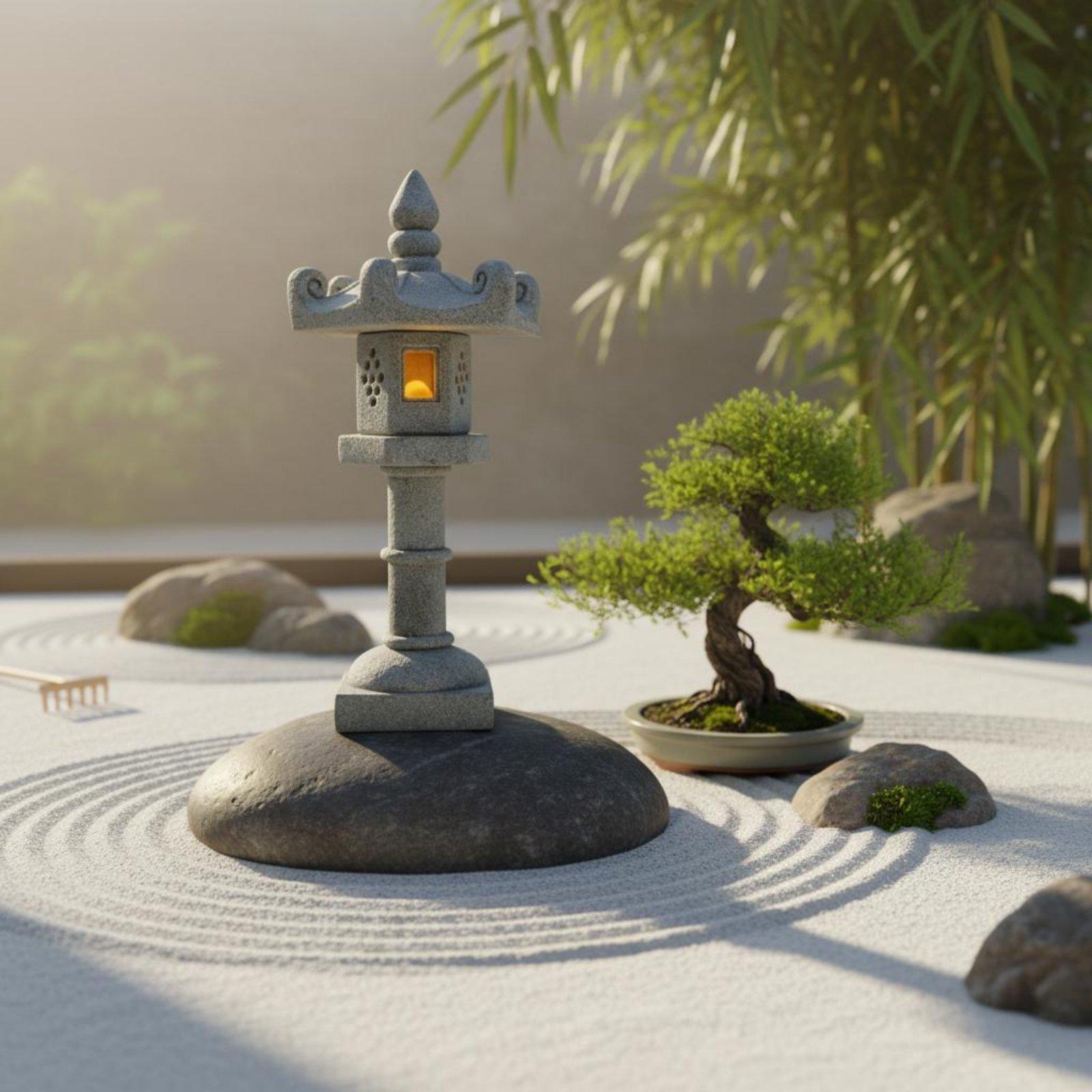 Lampion ogrodowy, lampion japo – Bonsai Garden Usa recenzja i cena
